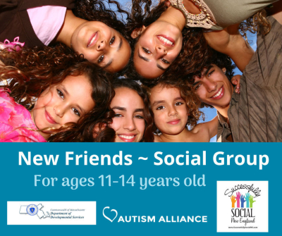 New Friends Social Group Ages 11-14